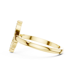 Gold Ring DDLR-663, Yellow Gold, view 3