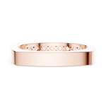 14K Solid Gold Lab Diamond Solitaire Ring, Rose Gold, view 3