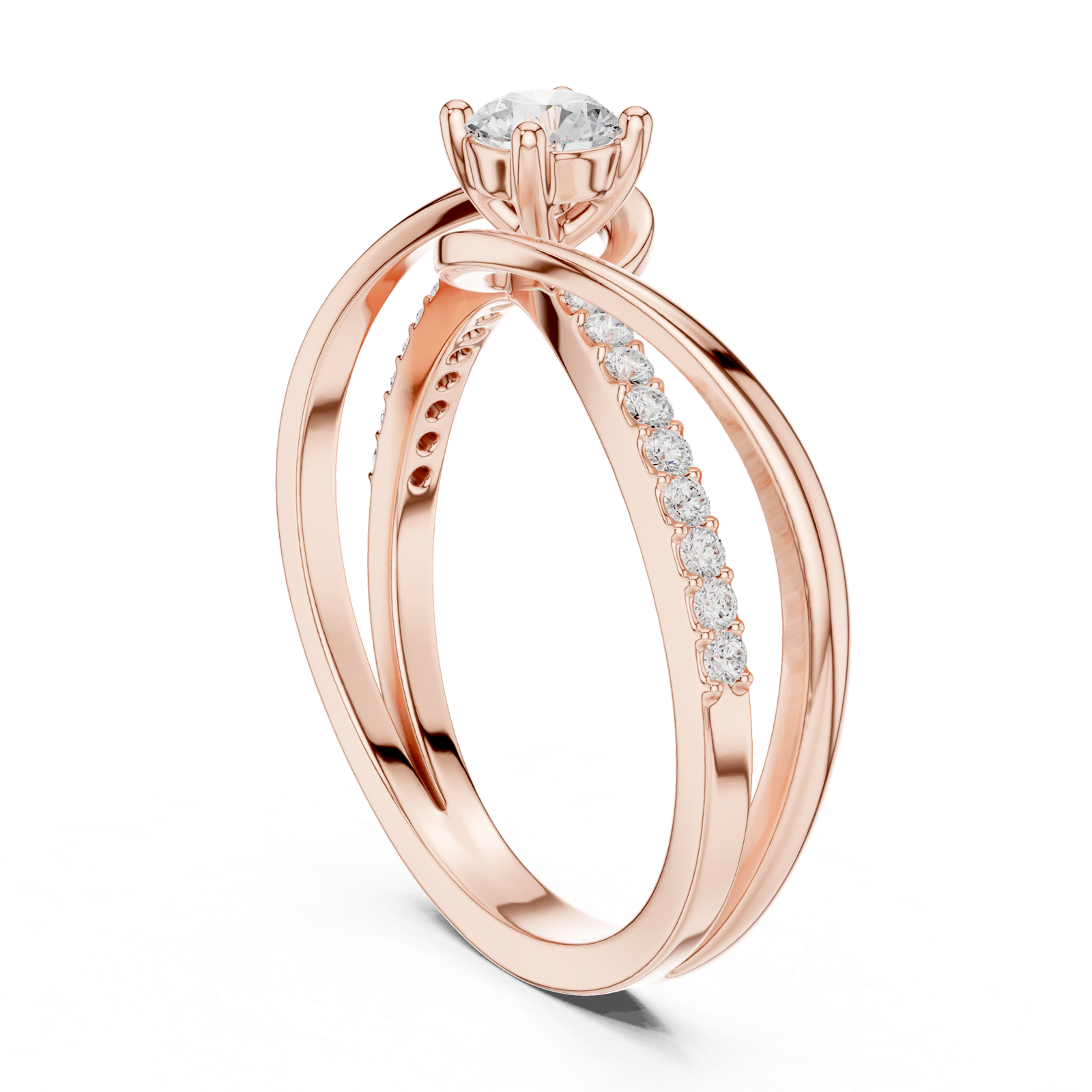 Gold Ring SBWR(39), Rose Gold