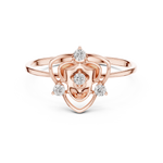Gold Ring 1 (152), Rose Gold, view 4