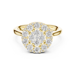 Gold Ring DDLR-781, Yellow Gold, view 4