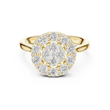 Gold Ring DDLR-781, Yellow Gold, view 4