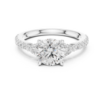 Gold Ring DDLR-897, White Gold, view 4