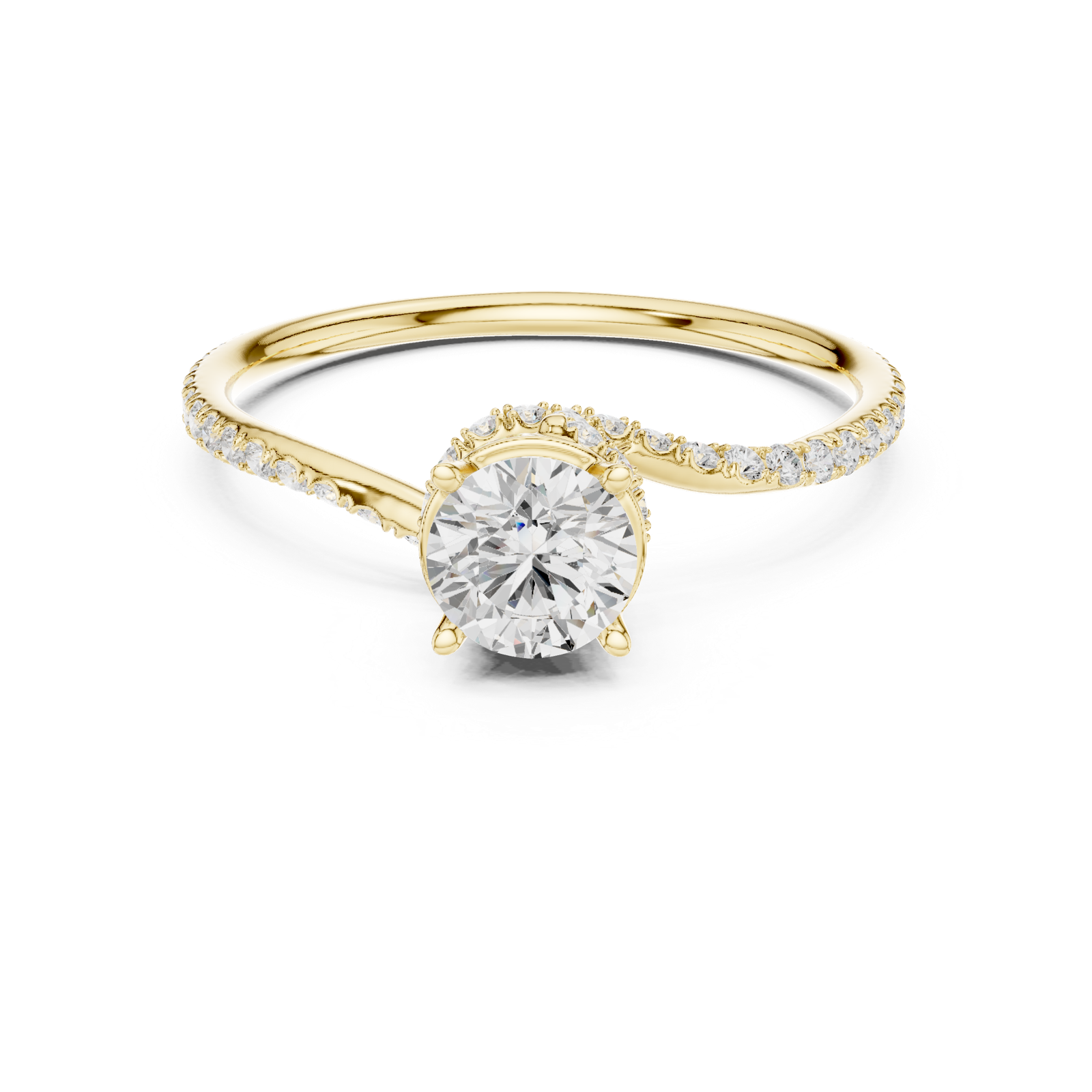 Gold Ring LR-0341, Yellow Gold