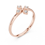 Gold Ring Ledis Ring, Rose Gold, view 2