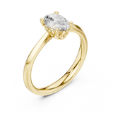 Gold Ring DDLR-573, Yellow Gold, view 2