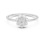 Gold Ring LR-01 (97), White Gold, view 4