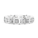 Gold Ring DDLR-219, White Gold, view 3