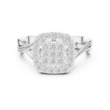 Gold Ring SBWR(13), White Gold, view 4