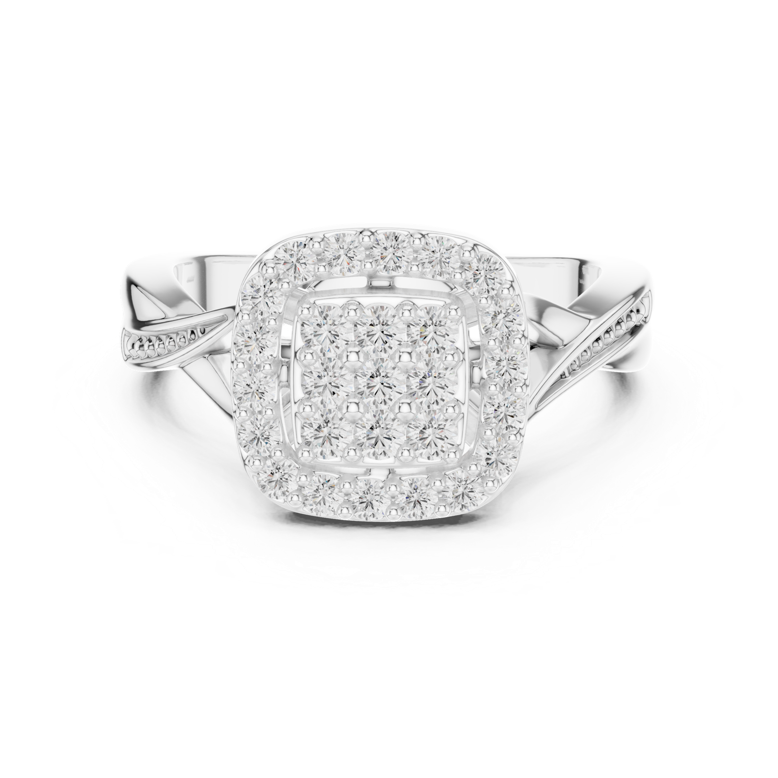 Gold Ring SBWR(13), White Gold, view 4
