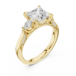 Gold Ring DDLR-1044, Yellow Gold, view 2