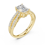 Gold Ring DDLR-712, Yellow Gold, view 2