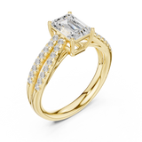 Gold Ring DDLR-712, Yellow Gold, view 2