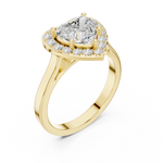 Gold Ring DDLR-360, Yellow Gold, view 2
