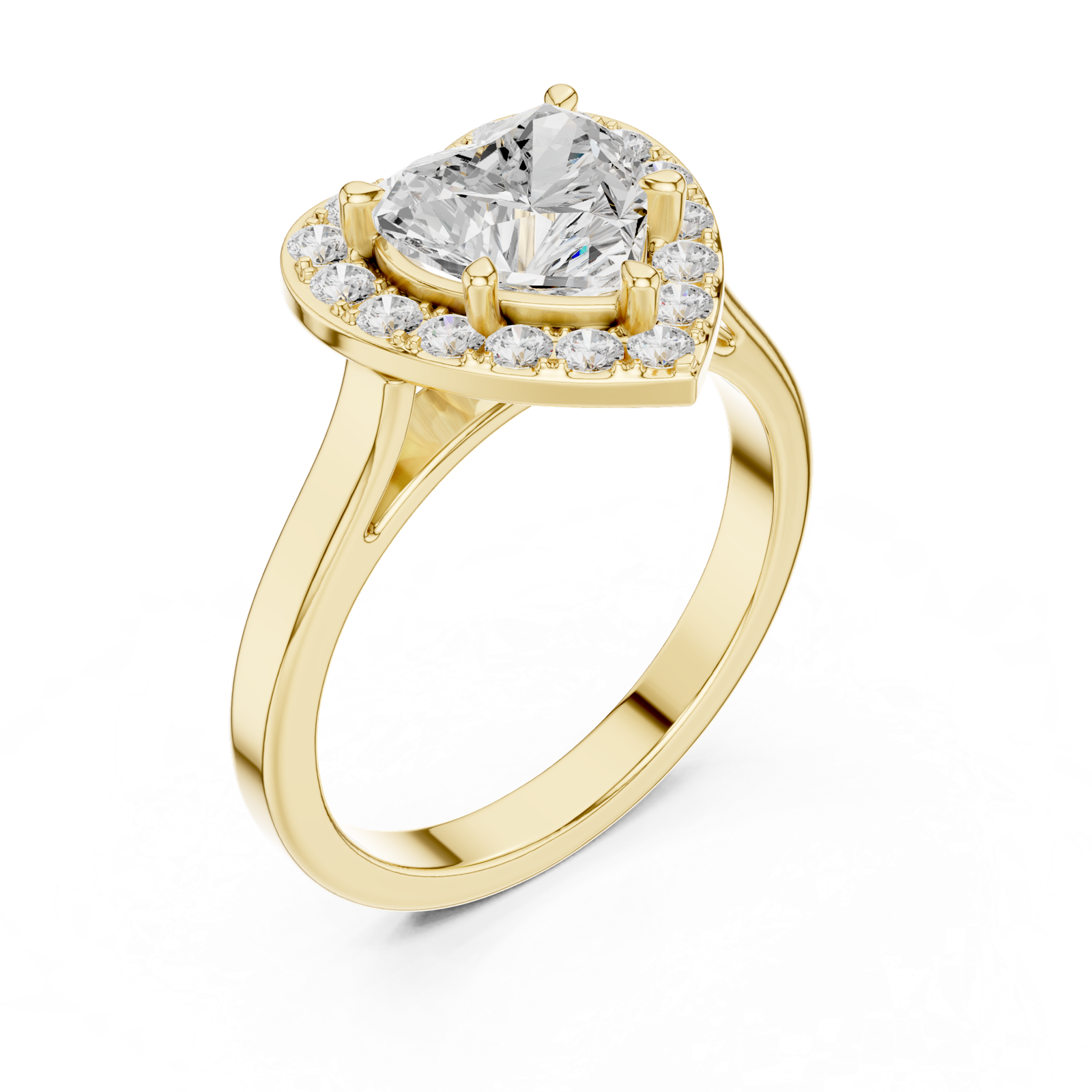 Gold Ring DDLR-360, Yellow Gold, view 2