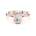 Gold Ring DDLR-504, Rose Gold, view 4
