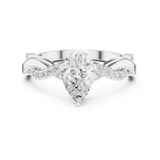 Gold Ring DDLR-1084, White Gold, view 4