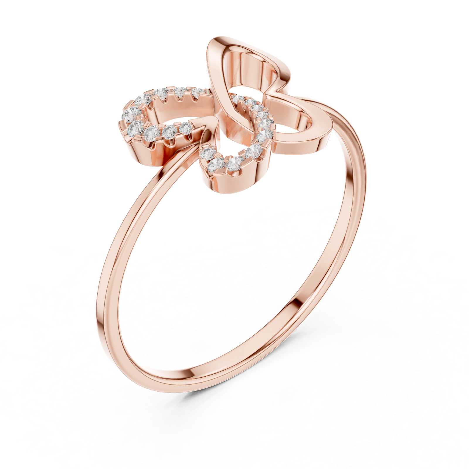 Gold Ring 1 (240), Rose Gold, view 2