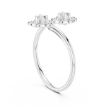 Gold Ring 12-10027@L, White Gold, view 1