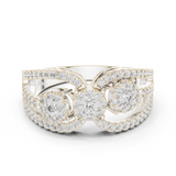 Gold Ring 19-120004L, White Gold