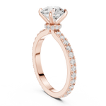 Gold Ring DDLR-787, Rose Gold, view 1