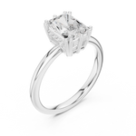 Gold Ring DDLR-930, White Gold, view 2