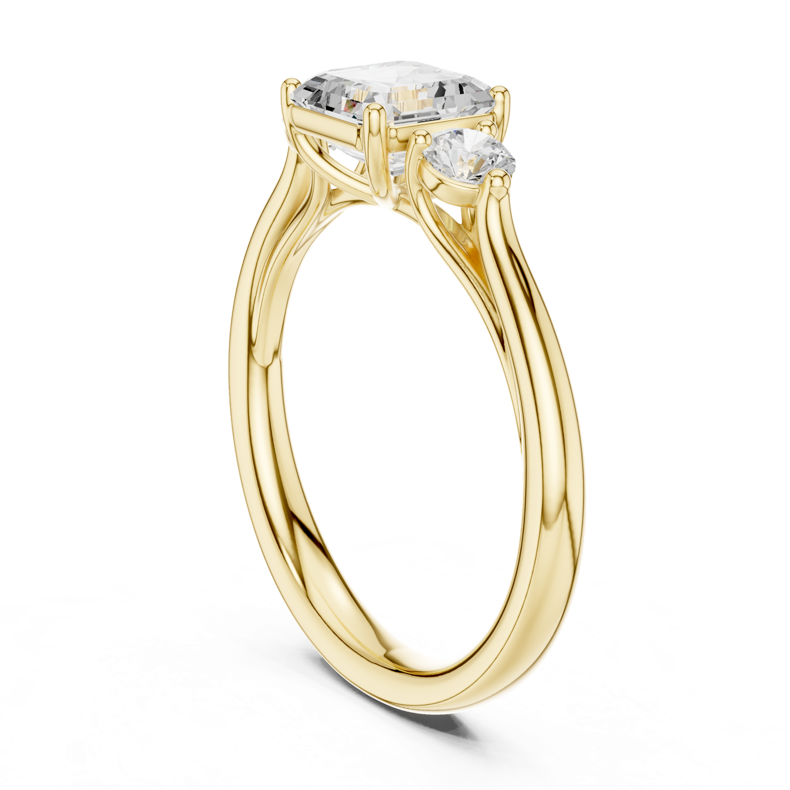 Gold Ring DDLR-724, Yellow Gold, view 1