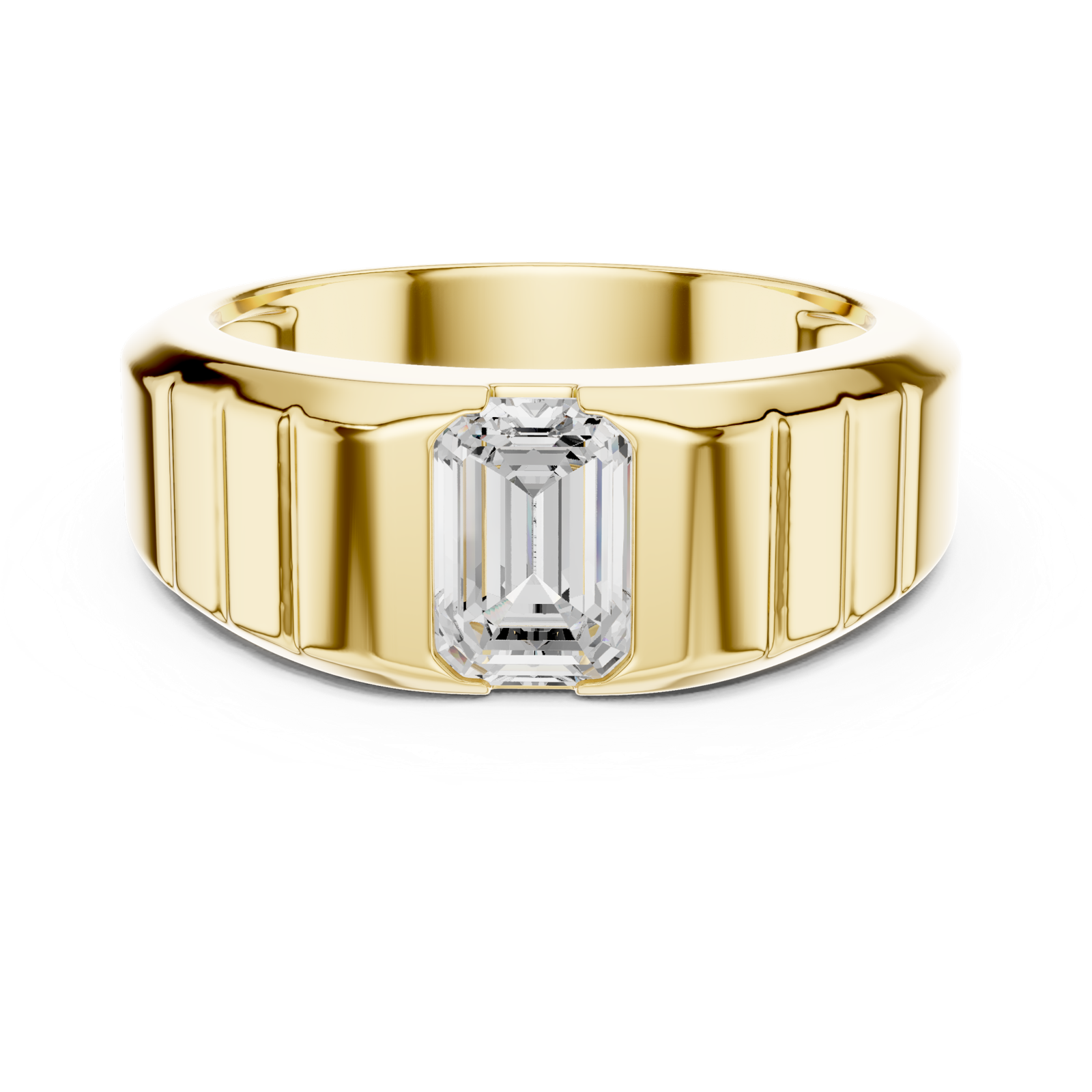 Gold Ring SBMR(39), Yellow Gold, view 4