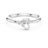 Gold Ring 1 (360), White Gold, view 4