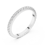 Gold Ring DDLR-1115, White Gold, view 2