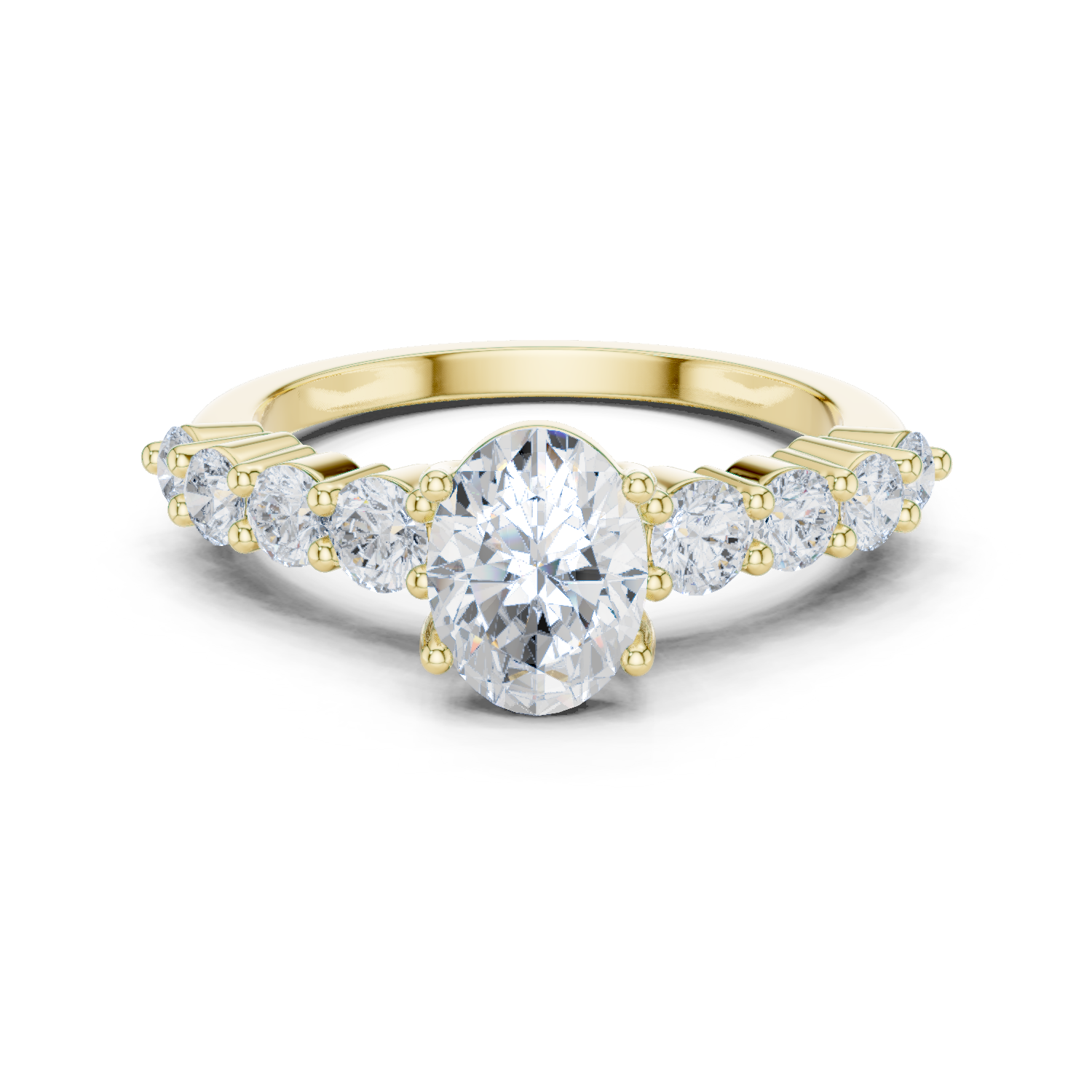 Gold Ring DDLR-1056, Yellow Gold