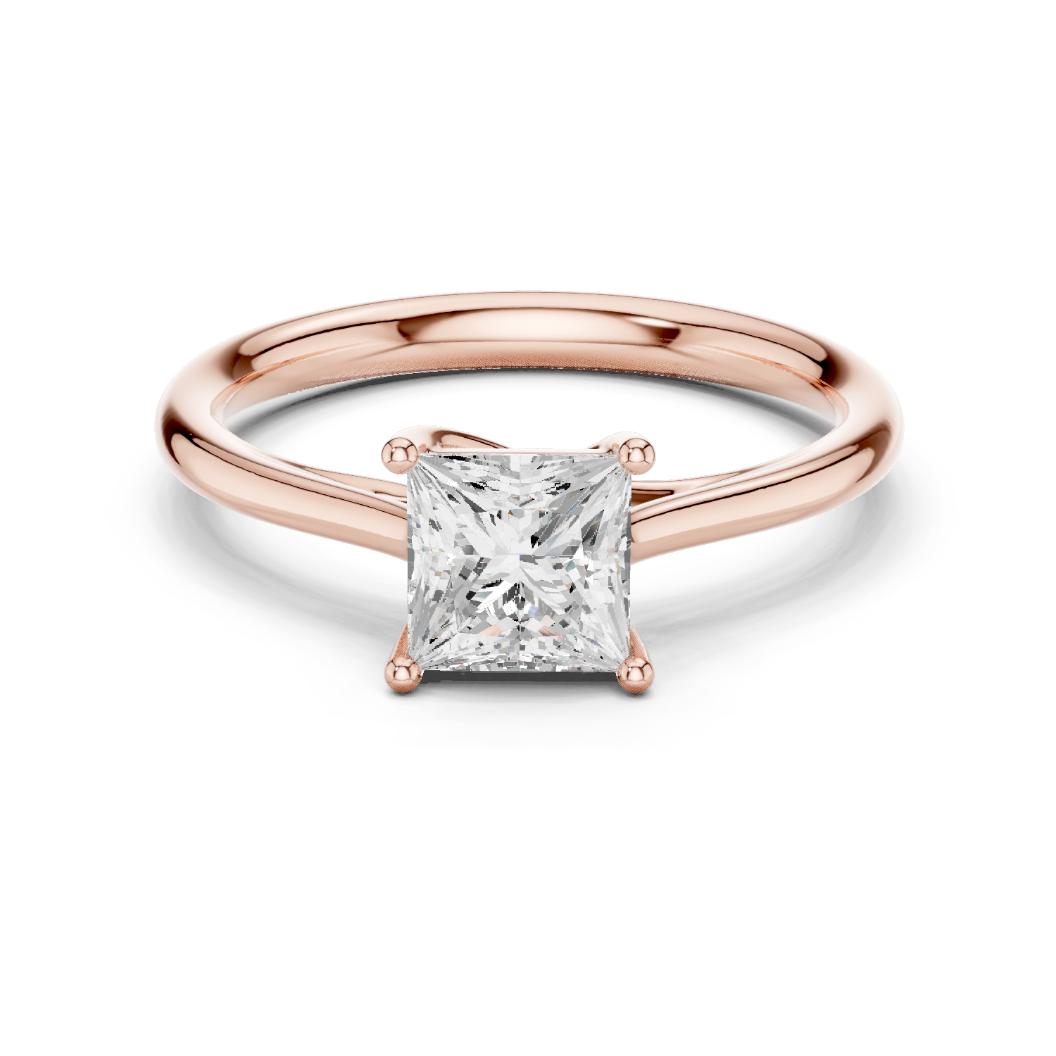 Gold Ring DDLR-800, Rose Gold