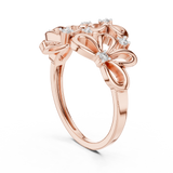 Gold Ring 12-10070@L, Rose Gold, view 1