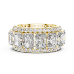 Gold Ring DDLR-243, Yellow Gold, view 3