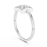 Gold Ring L28-13, White Gold