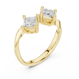 Gold Ring DDLR-489, Yellow Gold, view 2