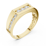 Gold Ring DDLR-389, Yellow Gold, view 2