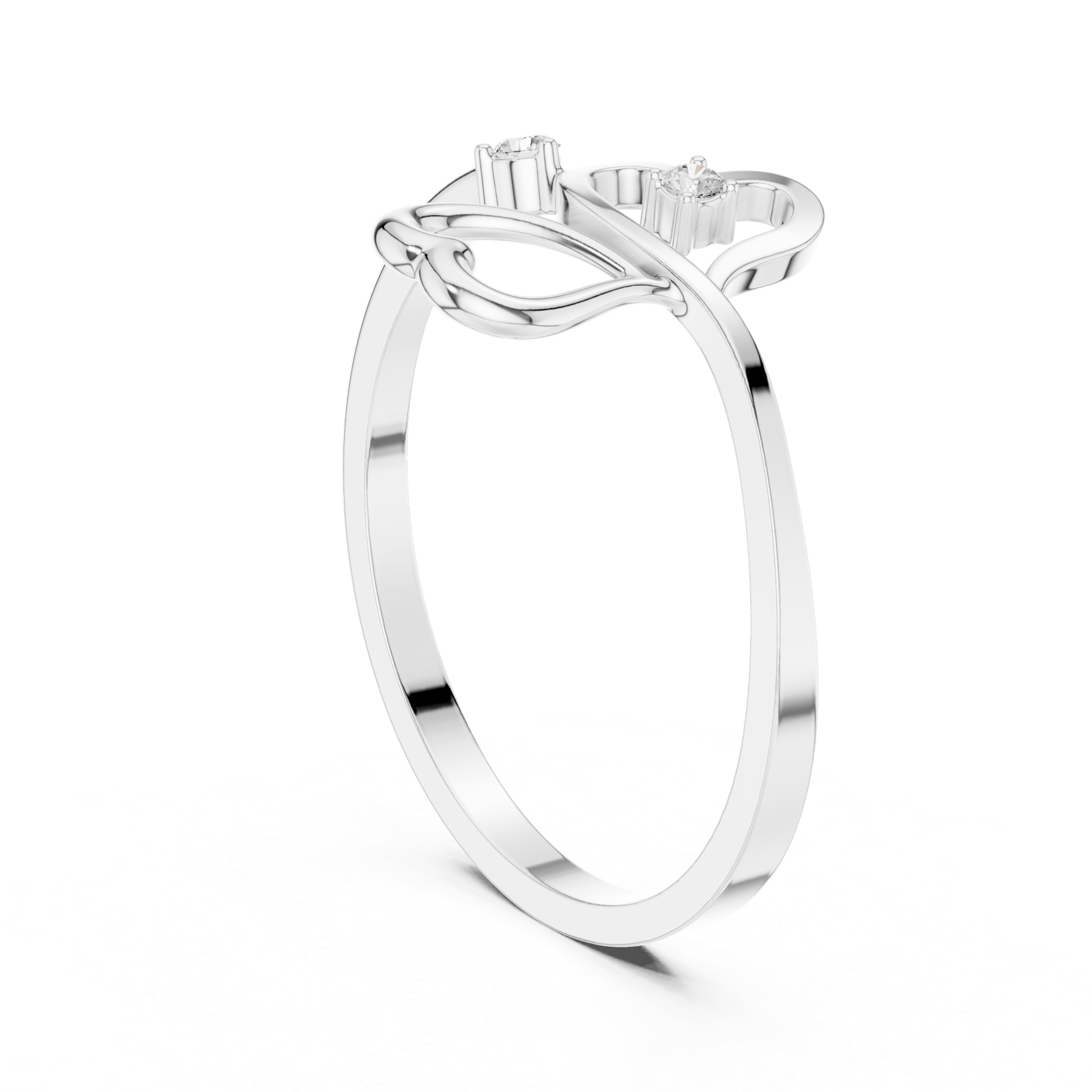 Gold Ring 1 (127), White Gold, view 1