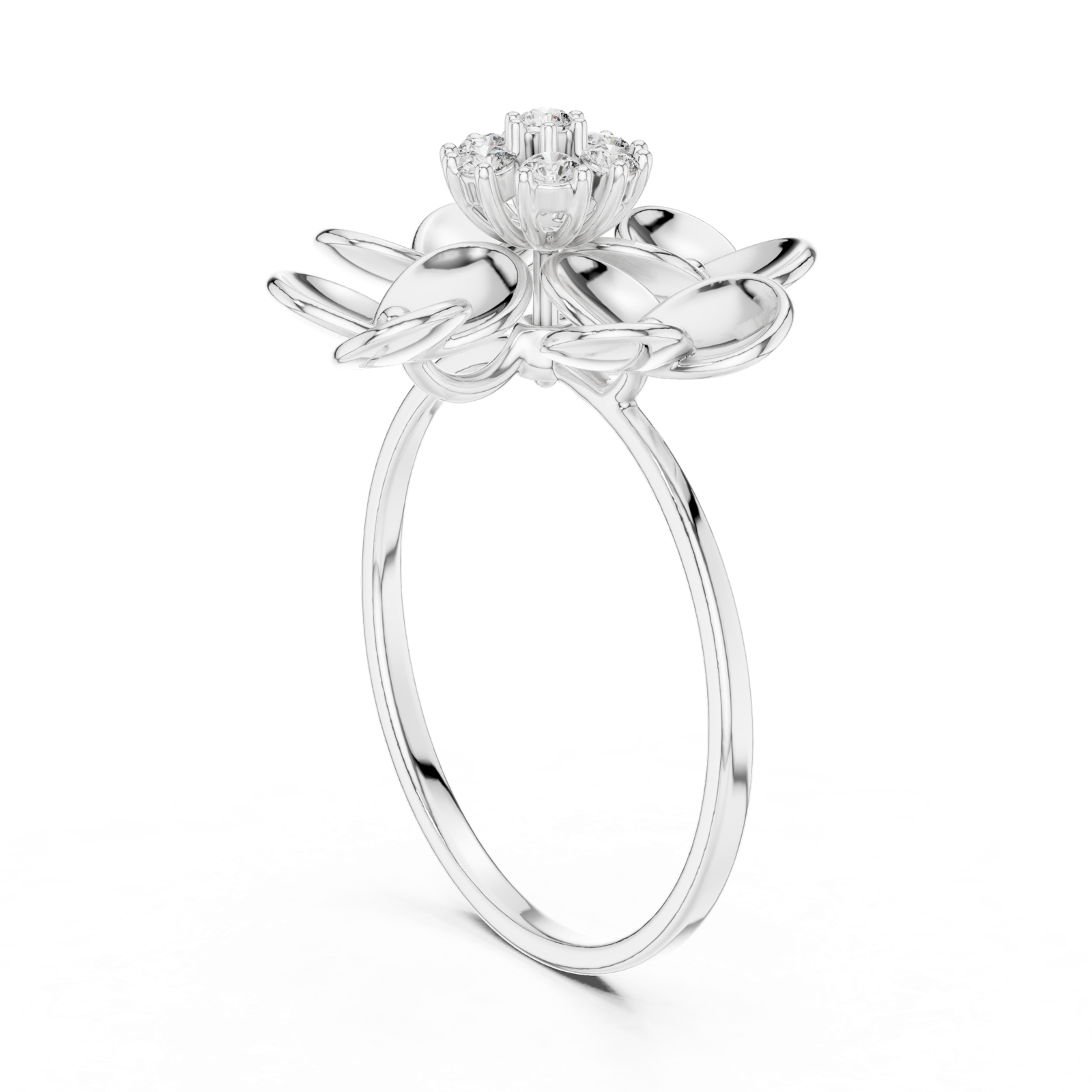 Gold Ring 1 (160), White Gold