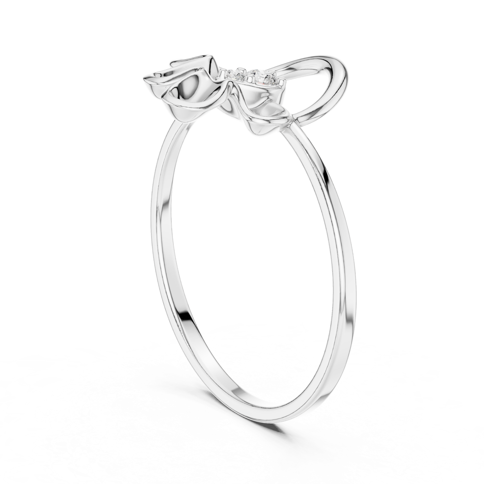Gold Ring 1 (217), White Gold, view 1