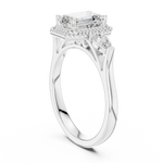Gold Ring DDLR-274, White Gold, view 1