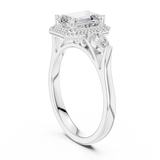 Gold Ring DDLR-274, White Gold, view 1