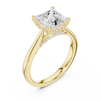 Gold Ring DDLR-988, Yellow Gold, view 2