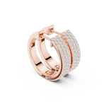 Gold Earrings SBER(33), Rose Gold, view 1