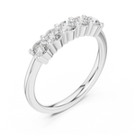 Gold Ring DDLR-614, White Gold, view 2