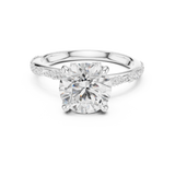Gold Ring DDLR-968, White Gold, view 4
