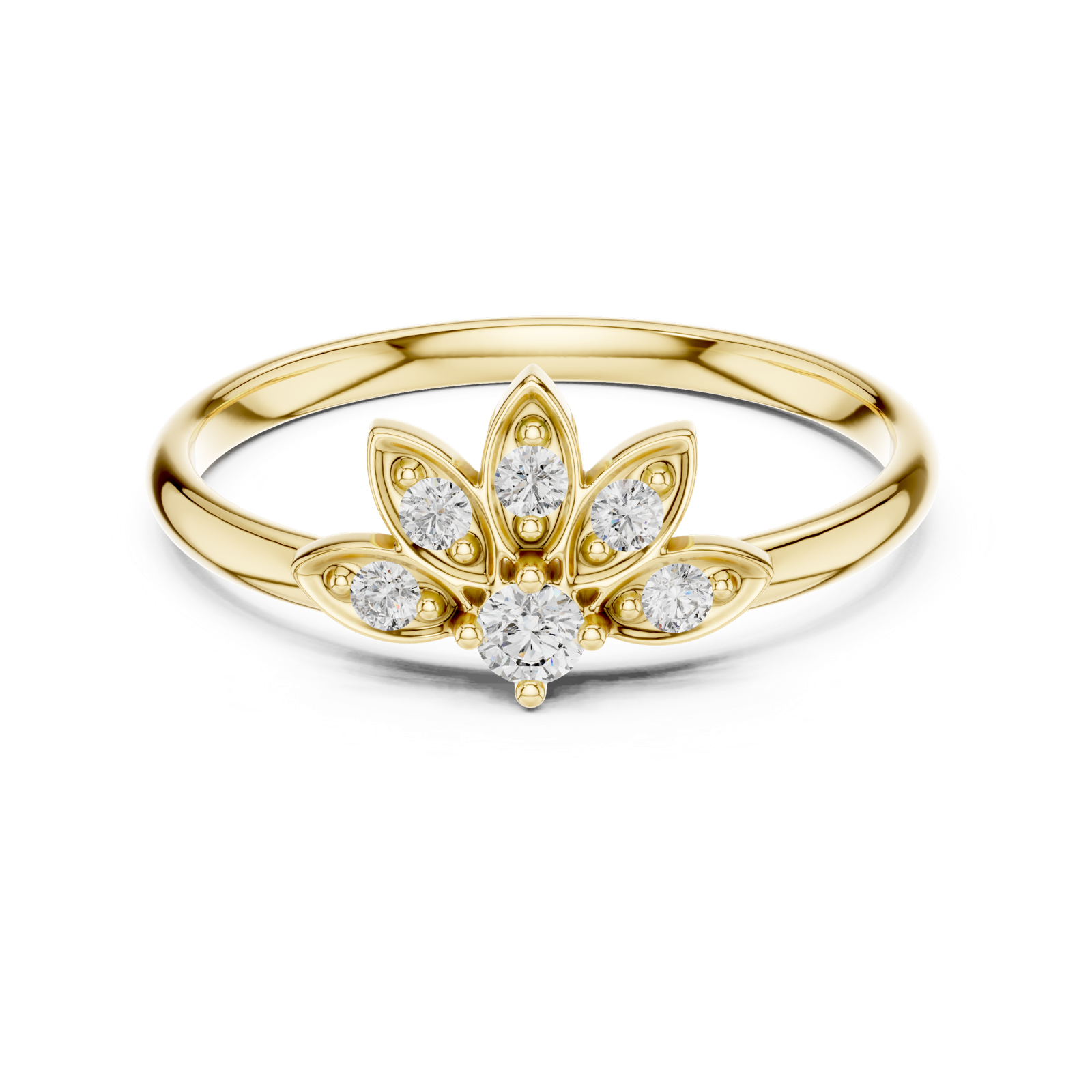 Gold Ring 1 (348), Yellow Gold, view 4