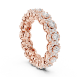 Gold Ring DDLR-307, Rose Gold, view 1