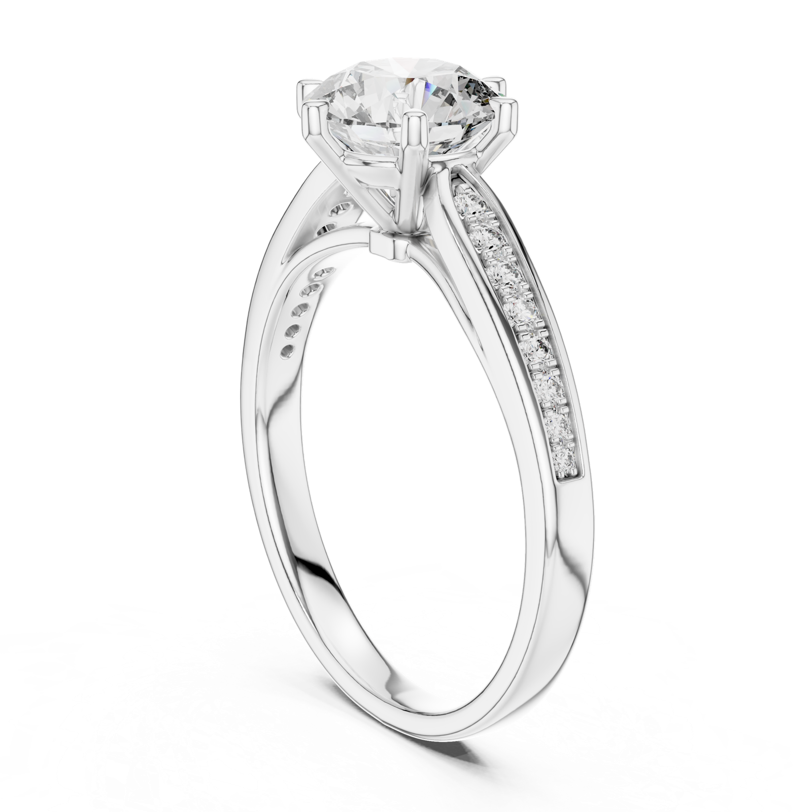 Gold Ring LR-0038, White Gold