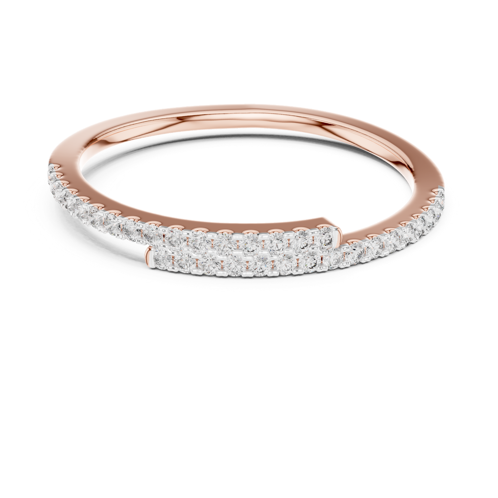 Gold Ring 12-10012@L, Rose Gold